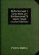 Della Sintassi E Dello Stile Dei Predecessori Di Danti: Studi (Italian Edition), Pietro Mattei 