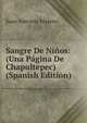 Sangre De Ninos: (Una Pagina De Chapultepec) (Spanish Edition), Juan Antonio Mateos 