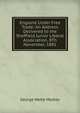 England Under Free Trade: An Address Delivered to the Sheffield Junior Liberal Association, 8Th November, 1881, George Webb Medley 