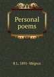 Personal poems, R L. 1891- Megroz 