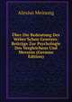 ?ber Die Bedeutung Des Weber'Schen Gesetzes: Beitr?ge Zur Psychologie Des Vergleichens Und Messens (German Edition), Alexius Meinong 
