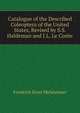Catalogue of the Described Coleoptera of the United States, Revised by S.S. Haldeman and J.L. Le Conte, Friedrich Ernst Melsheimer 