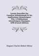 Lecons Nouvelles Sur L'analyse Infinit?simale Et Ses Applications G?om?triques: Ptie. ? Publications G?om?triques Classiques. 1898 (French Edition), Hugues Charles Robert Meray 