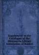 Supplement to the Catalogue of the Mercantile Library Association of Boston, 