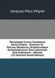 Patrologi? Cursus Completus Series Gr?ca: . Omnium Ss. Patrum, Doctorum, Scriptorumque Ecclasiasticorum Sive Latinorum Sive Gr?corum ., Volume 133 (Ancient Greek Edition), Jacques-Paul Migne 