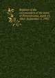Register of the commandery of the state of Pennsylvania, April 15, 1865-September 1, 1902, 
