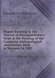 Papers Relating to the History of Monmouthshire: Read at the Meeting of the Cambrian Archaeological Association, Held at Newport in 1885, Carman Fitz Randolph 