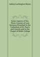 Some Aspects of Sin: Three Courses of Lent Sermons Preached in the Cathedrals of St. Paul's and Lincoln and in the Chapel of Keble College, Aubrey Lackington Moore 