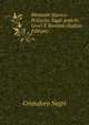 Memorie Storico-Politiche Sugli Antichi Greci E Romani (Italian Edition), Cristoforo Negri 