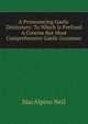 A Pronouncing Gaelic Dictionary: To Which Is Prefixed A Concise But Most Comprehensive Gaelic Grammar, MacAlpine Neil 