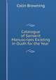 Catalogue of Sanskrit Manuscripts Existing in Oudh for the Year ., Colin Browning 