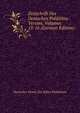 Zeitschrift Des Deutschen Palastina-Vereins, Volumes 15-16 (German Edition), Deutscher Verein Zur Erfors Palastinas 