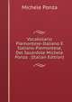 Vocabolario Piemontese-Italiano E Italiano-Piemontese, Del Sacerdote Michele Ponza . (Italian Edition), Michele Ponza 