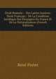Droit Romain: - Des Latins Juniens: Droit Francais:- De La Condition Juridique Des Etrangers En France Et De La Naturalisation (French Edition), Ren? Portet 