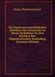 Die Naturwissenschaftlichen Schriften Des Aristoteles in Ihrem Verhaltnis Zu Den Buchern Der Hippokratischen Sammlung (German Edition), Franz Poschenrieder 