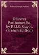 OEuvres Posthumes Ed. by P.J.J.G. Guyot. (French Edition), Robert Joseph Pothier 