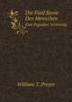 Die Funf Sinne Des Menschen, William T. Preyer 
