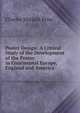 Poster Design: A Critical Study of the Development of the Poster in Continental Europe, England and America, Charles Matlack Price 