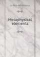 Metaphysical elements, ca 410-485 Proclus 