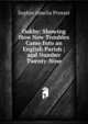 Oakby: Showing How New Troubles Came Into an English Parish ; and Number Twenty-Nine, Sophie Amelia Prosser 