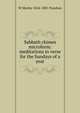 Sabbath chimes microform: meditations in verse for the Sundays of a year, W Morley 1824-1881 Punshon 