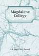 Magdalene College, E K. 1849?-1933 Purnell 