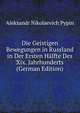 Die Geistigen Bewegungen in Russland in Der Ersten Halfte Des Xix. Jahrhunderts (German Edition), Aleksandr Nikolaevich Pypin 