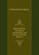 Zeitschrift fur christliche Archaologie und Kunst (German Edition), Ferdinand von Quast 