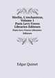 Merlin, L'enchanteur, Volume 1, Edgar Quinet 