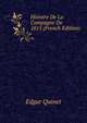 Histoire De La Campagne De 1815 (French Edition), Edgar Quinet 