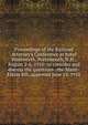 Proceedings of the Railroad Attorney's Conference at hotel Wentworth, Portsmouth, N.H., August 2-6, 1910: to consider and discuss the questions . the Mann-Elkins bill, approved June 18, 1910, 