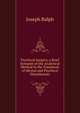 Psychical Surgery, a Brief Synopsis of the Analytical Method in the Treatment of Mental and Psychical Disturbances, Joseph Ralph 