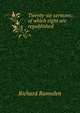 Twenty-six sermons: of which eight are republished, Richard Ramsden 