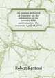 An oration delivered at Concord: on the celebration of the seventy-fifth anniversary of the events of April 19, 1775, Robert Rantoul 