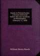 Equity in Pennsylvania: a lecture delivered before the Law Academy of Philadelphia, February 11, 1868, Rawle, William Henry, 1823-1889 