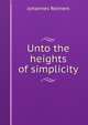 Unto the heights of simplicity, Johannes Reimers 