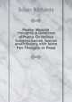 Poetry: Wayside Thoughts: A Collection of Poems On Various Subjects, Sacred, Special and Tributary, with Some Few Thoughts in Prose, Susan Richards 