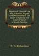 Reports of Cases at Law and in Equity, Argued and Determined in the Court of Appeals and Court of Errors of South Carolina, J S. G. Richardson 