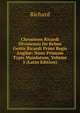 Chronicon Ricardi Divisiensis De Rebus Gestis Ricardi Primi Regis Angli?: Nunc Primum Typis Mandatum, Volume 5 (Latin Edition), Richard 