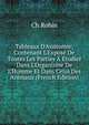 Tableaux D'Anatomie; Contenant L'Expos? De Toutes Les Parties ? ?tudier Dans L'Organisme De L'Homme Et Dans Celui Des Animaux (French Edition), Ch Robin 