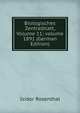 Biologisches Zentralblatt, Volume 11; volume 1891 (German Edition), Isidor Rosenthal 