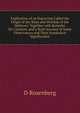 Explication of an Engraving Called the Origin of the Rites and Worship of the Hebrews: Together with Remarks On Creation, and a Brief Account of Some Observances and Their Symbolical Signification, D Rosenberg 