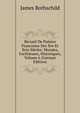 Recueil De Poesies Francoises Des Xve Et Xvie Siecles: Morales, Facetieuses, Historiques, Volume 6 (German Edition), James Rothschild 