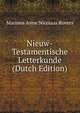Nieuw-Testamentische Letterkunde (Dutch Edition), Marinus Anne Nicolaas Rovers 
