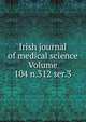 Irish journal of medical science Volume 104 n.312 ser.3, 