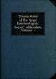 Transactions of the Royal Entomological Society of London, Volume 1, 