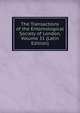 The Transactions of the Entomological Society of London, Volume 31 (Latin Edition), 