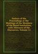 Notices of the Proceedings at the Meetings of the Members of the Royal Institution, with Abstracts of the Discourses, Volume 12, 