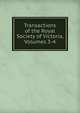 Transactions of the Royal Society of Victoria, Volumes 3-4, 