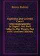 Statistica Dei Colerici Curati Omiopaticamente in Napoli, Nel Real Albergo Dei Poveri, Nol 1854. (Italian Edition), Rocco Rubini 